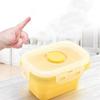 4 Pezzi Scatola Sigillata per Mantenere Freschi gli Alimenti Contenitore Pieghevole per Snack dei Bambini Organizer per Frigorifero Escursionismo