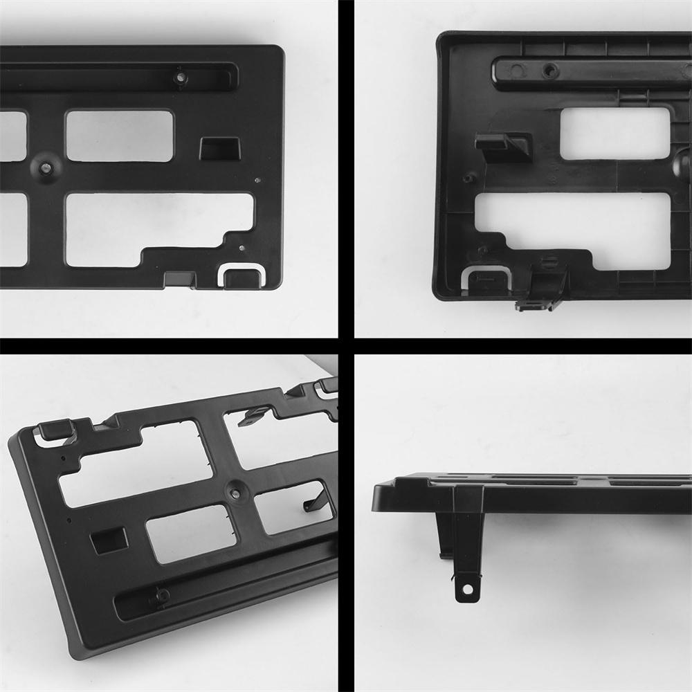 Front License Plate Bracket Holder Black New For Ford Ranger 2019-2022