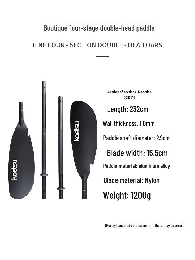 Koetsu Adjustable Double-Headed Aluminum Kayak Paddle