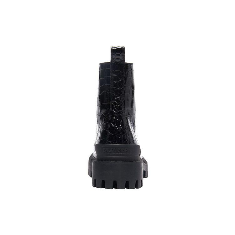 Balenciaga Strike Combat Boots Black Women's 600970WA9D01000