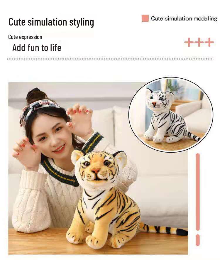 Year of the Tiger Plush Toy: Tiger Doll & Children's Pillow Gift