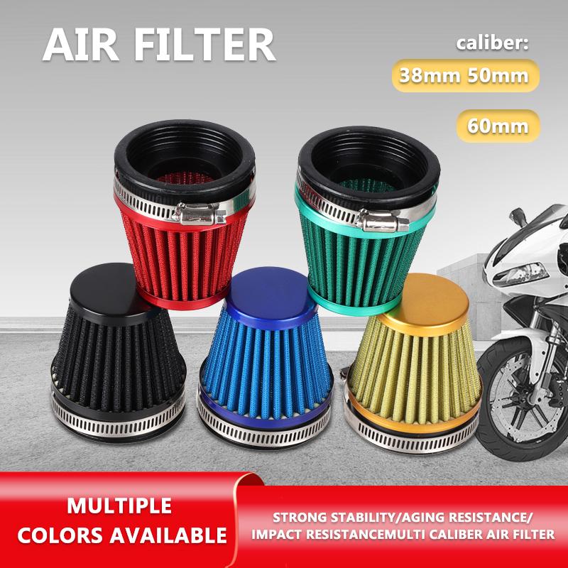 Motorrad Vergaser Zubehör Universal 38mm 48mm 58mm Luftfilter Reiniger Für 50cc-250cc Roller Motocross Pit Dirt Bike ATV