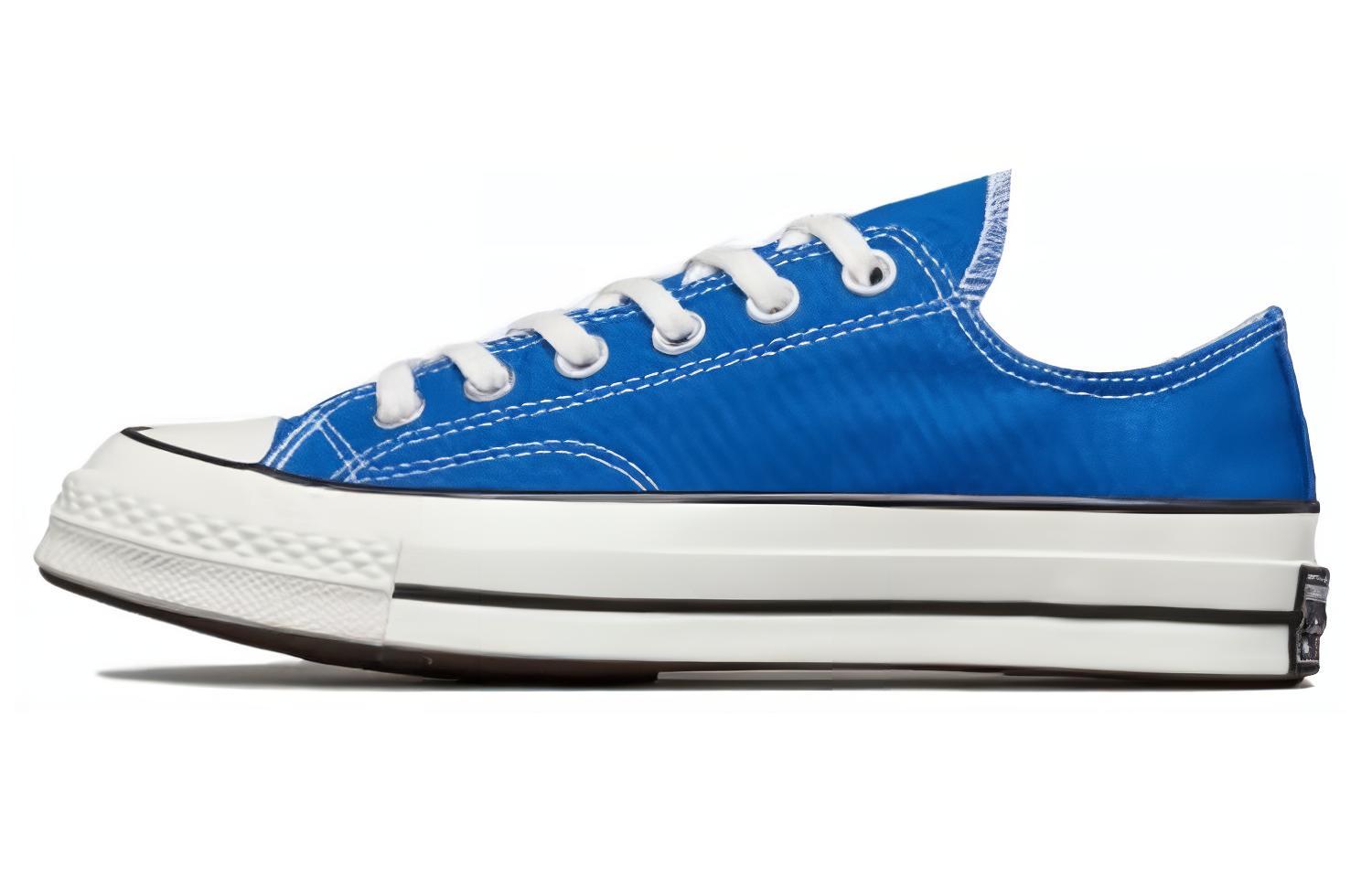 Converse Chuck 70 Taylor Износостойкие Износостойкие Низкие Кеды Холщовые Унисекс Синий Белый A11444C 36.5