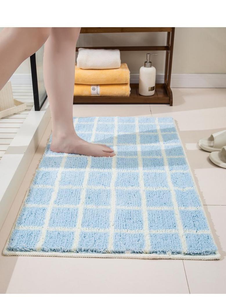 Korean-Style Non-Slip Water-Absorbing Floor Mat for Bathroom, Entrance, or Bedroom