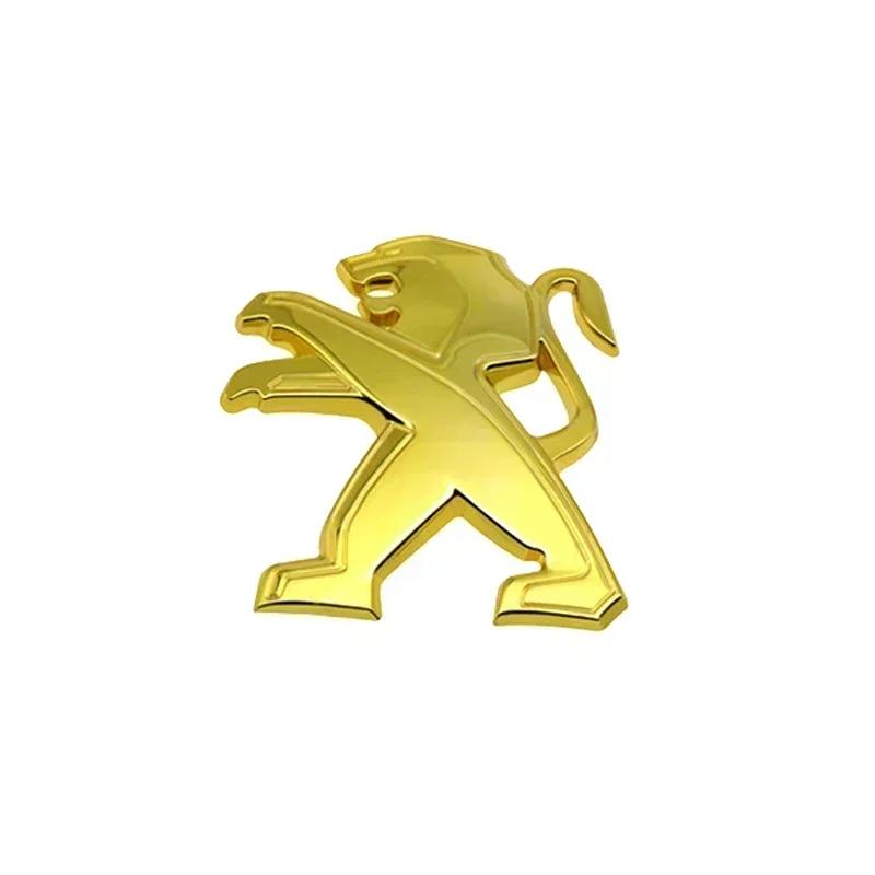 2026 Hot Car Sticker For Peugeot 308 307 207 407 408 206 406 507 508 2008 5008 3008 107 7.1x8.1cm Metal Alloy Car Rear Trunk Bad