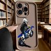 Rider on Blue Dirt Bike Shockproof Soft Phone Case For Xiaomi Redmi Note 15 14 13 12 11 10 9 8 Pro Anti-Slip Anti-Fall Cover