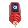 Tattoo Wireless Power Supply LED Display USB Rechargeable 1500mAh Tattoo Pen Battery Adjustable Voltage RCA Power Supply Red