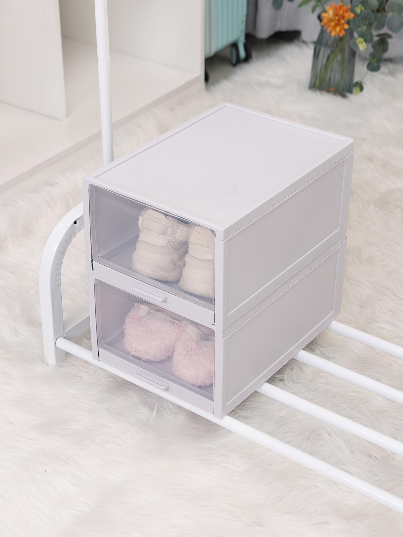 

Коробка для обуви в стиле выдвижного ящика, пыленепроницаемая и влагостойкая, прозрачная коробка для обуви, большая коробка для хранения, акриловая коробка для обуви