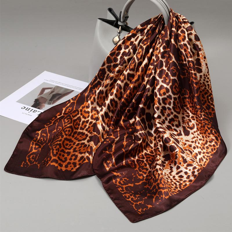 90 Square Scarves, Silk Scarves, Women's New Spring and Summer High-end Sense Versatile, Thin Scarves, Shawls Outside