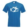Motorkontrollleuchte Tshirt Motiv Bedruckt Funshirt Design Print