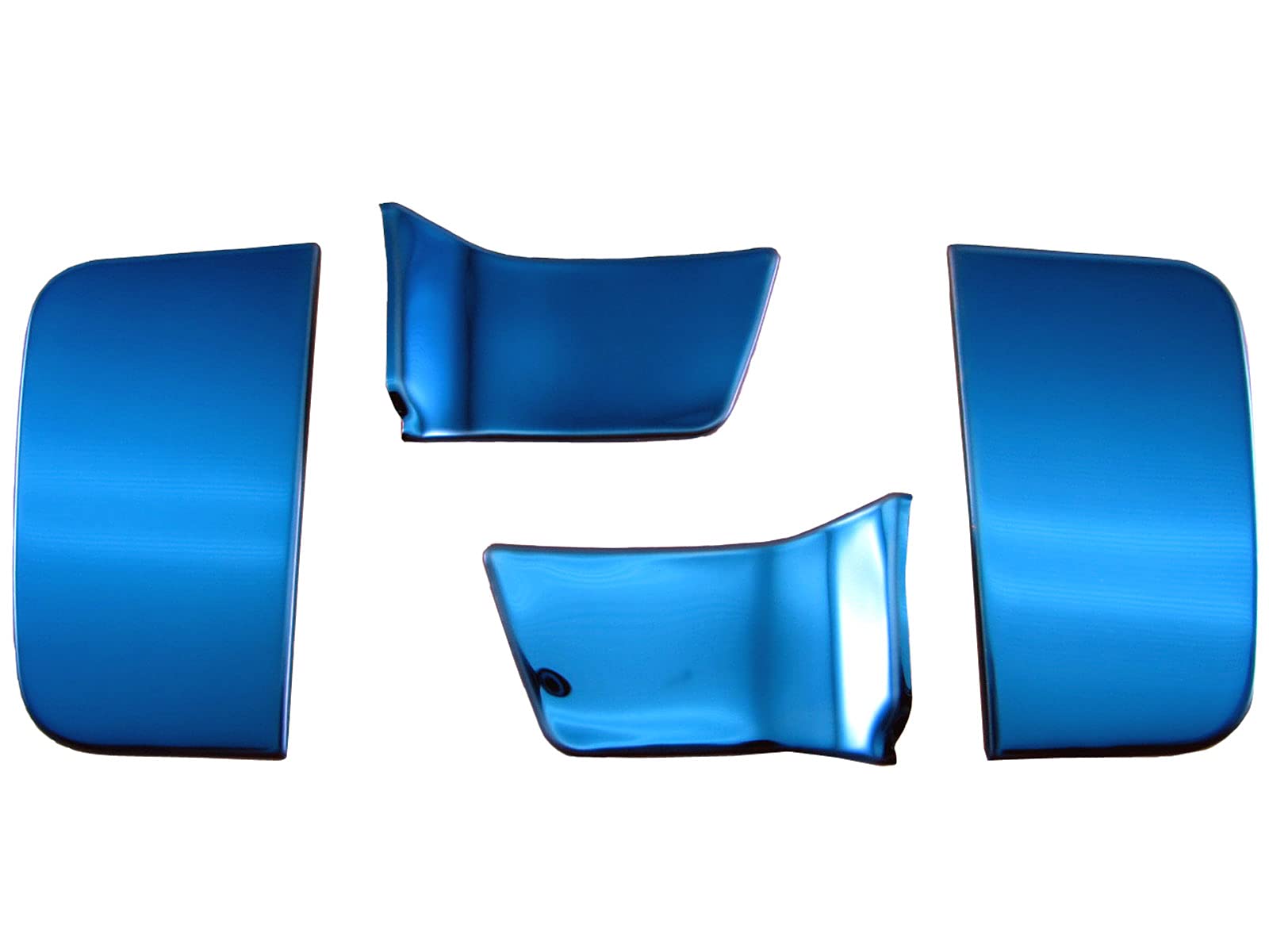 

BRIGHTZ Stainless Steel Inner Door Handle for Delica Covers, Plated, 4-Piece Set, Blue, D2 MB37S/MBD7S [INS-DHC-140] (37)