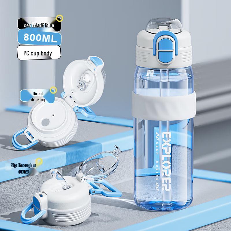 Nufeng Large Capacity Dual-Use Sports Water Bottle