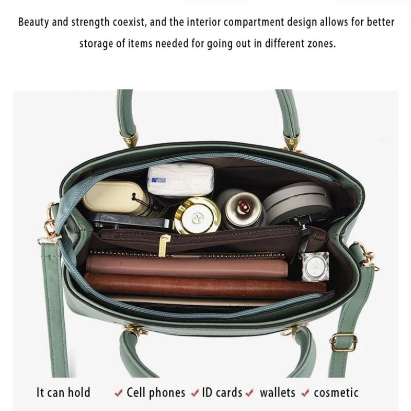 Women Embroidery Lotus Pattern Shoulder Bag Large Capacity Tote Handbag