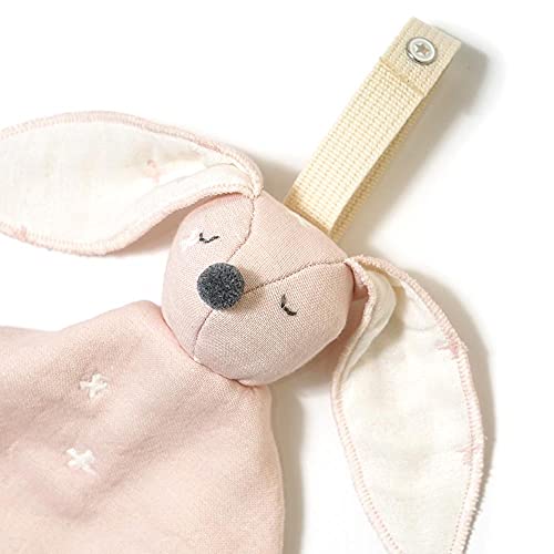 10mois Flauschiger Mull (6-lagiger Mull) mini me Baby Spielzeug, Muschelrosa, 21251012