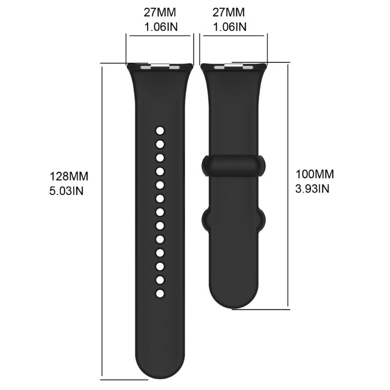 Silicone Watch Band Wrist Strap Replacement Wristband for Smart Band 8 Pro Quick Release Strap Sweatproof Bracelet Belt