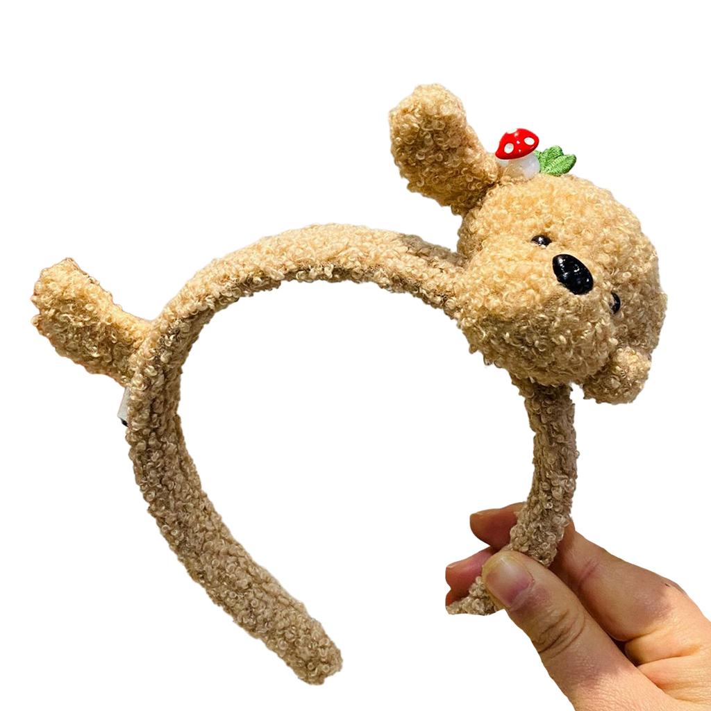 Comfortable Hairband Headbands Cute Hair Accessory for Women Plush Hair Hoop for Face Cleansing and Pictures
