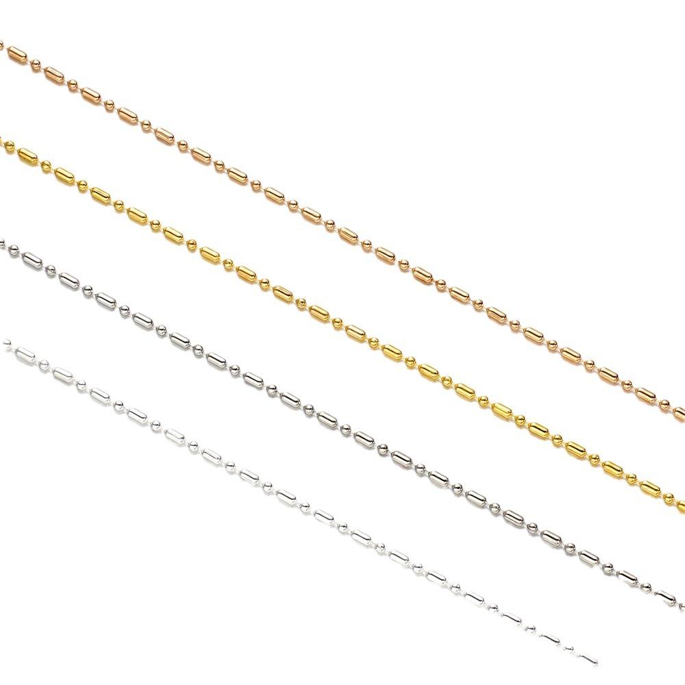 1.5MM Bead Chain Bamboo Chain Fringed Tail Chain for DIY Necklace Bracelet Jewelry Making Chain Findings Supplies