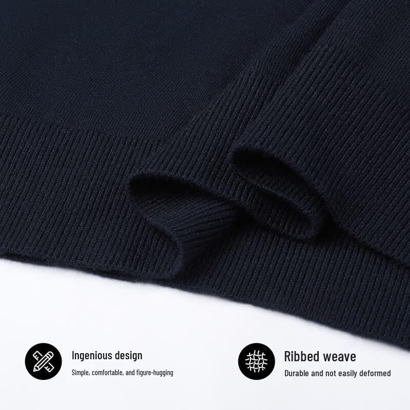SHANSHAN Men's Summer Wool Blend Knit Tee