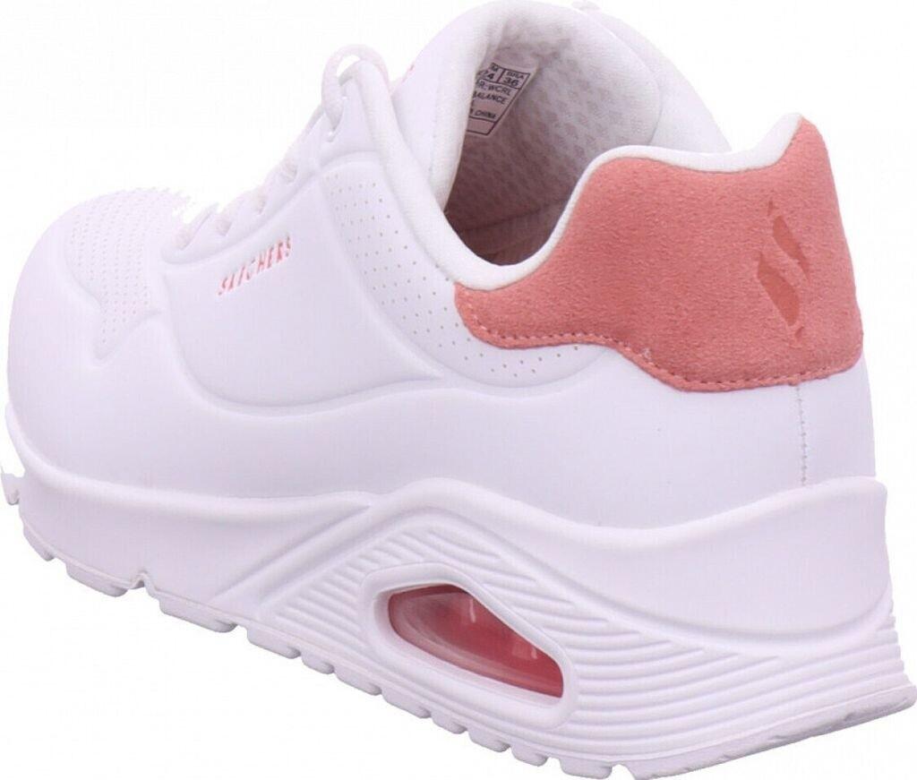 Skechers Uno - Pop Back Женские кроссовки белого/кораллового цвета