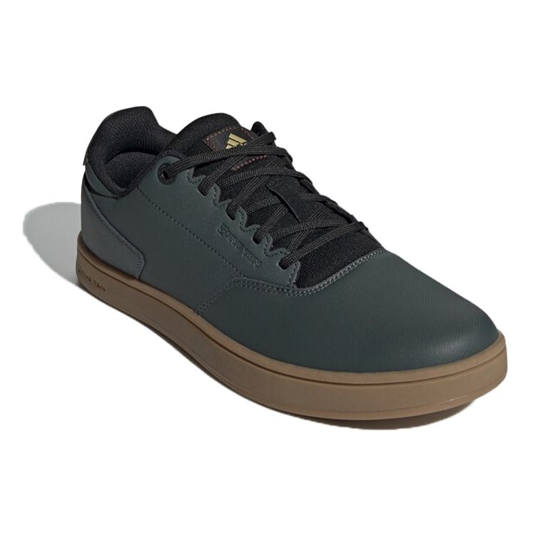 Adidas 5.10 District Flats Synthetic Leather Non-Slip Low-Top Skate Shoes Men Skate Shoes Green EE8848