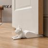 Room Accessories French Bulldog Door Stopper Wedge, 3D Printed Dog Shape Doorstop, Animal Doorstop Anti-slip No Drilling Floor for Home Office Bedroom