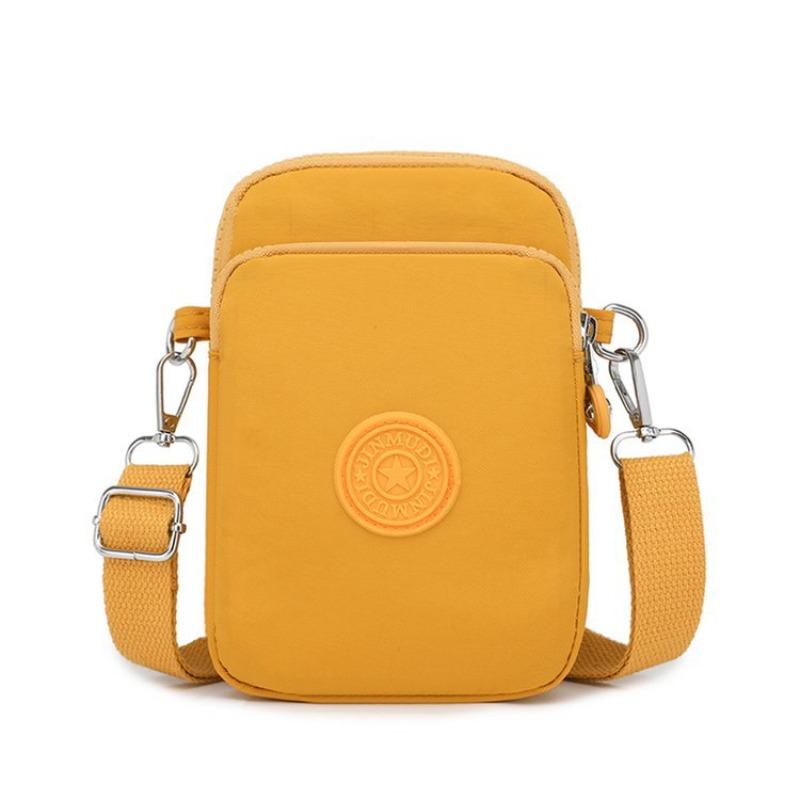 Mobile phone bag, mini bag, new oblique span small bag, multi-layer, Oxford cloth women's shoulder bag.