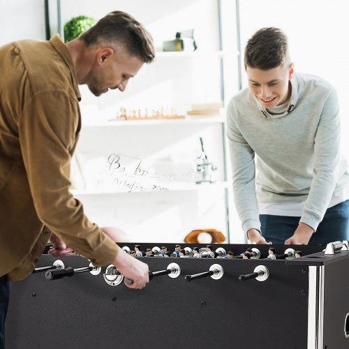 VEVOR Foosball Table, 55 inch Standard Size Foosball Table, Indoor Full Size Foosball Table for Home, Family, and Game Room