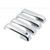 Shiny Chrome Plated 4-Door Handle Overlay Covers No Smart Key Designed for F-150 F-250 F-350