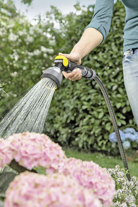 Premium Metal Multi-Function Watering Gun - KARCHER - Grey - 4 Adjustable Spray Patterns
