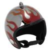 Chicken Helmet Funny Safety Birds Chicken Hat Headgear for Bird Parakeet AccessoriesBlack Flame