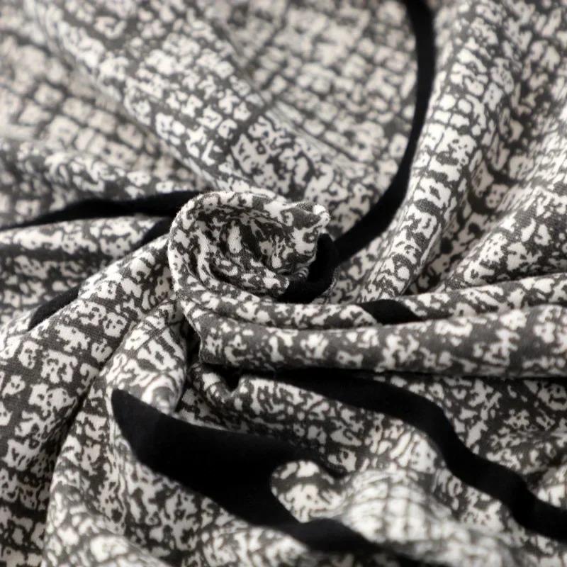 1pc Shell Chair Cover Geometric Printed Stretch Seat Slipcover Elastic Armless Chair Case for Dining Room Home Hotel Office