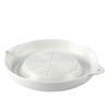 European Style White Ceramic Grinding Plate Garlic Ginger Grinder Potato Grinder Creative Home Fruit and Vegetable Grinding Tool