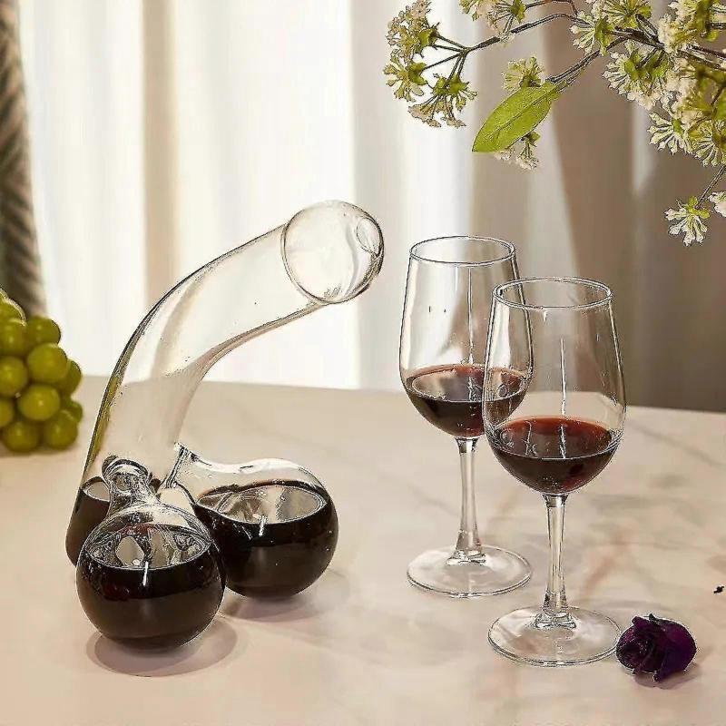 Funny Whiskey Decanter Set, Red Wine Decanter, Unique Glass Container For Scotch Whiskey, Wine Decanter -gsl