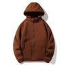 Autumn and Winter Hat-removable Cardigan Sweatshirt Men's Warm Top Plus Velvet Thickened Hooded Couples Wearing Double-sided Coats
