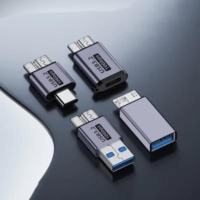 Adapter Micro B USB C 3.0 Męski do Typu C Żeński Złącze Type-C USB3.0 Micro B do Zewnętrznego Dysku Twardego HDD Adapter Kablowy