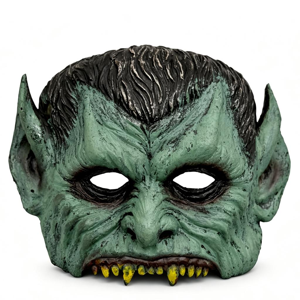 Halloween Orc Horror for Costume Party - Scary Face Prop for Cosplay