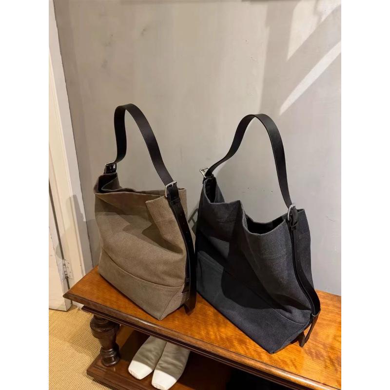 

Jennie Style Single Shoulder Canvas Tote - Women s Retro 2025 Handbag чорний