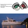 2pcs 12V Red Green LED Navigation Lights Stainless Steel Sailing Lamp For Marine Boat Yacht