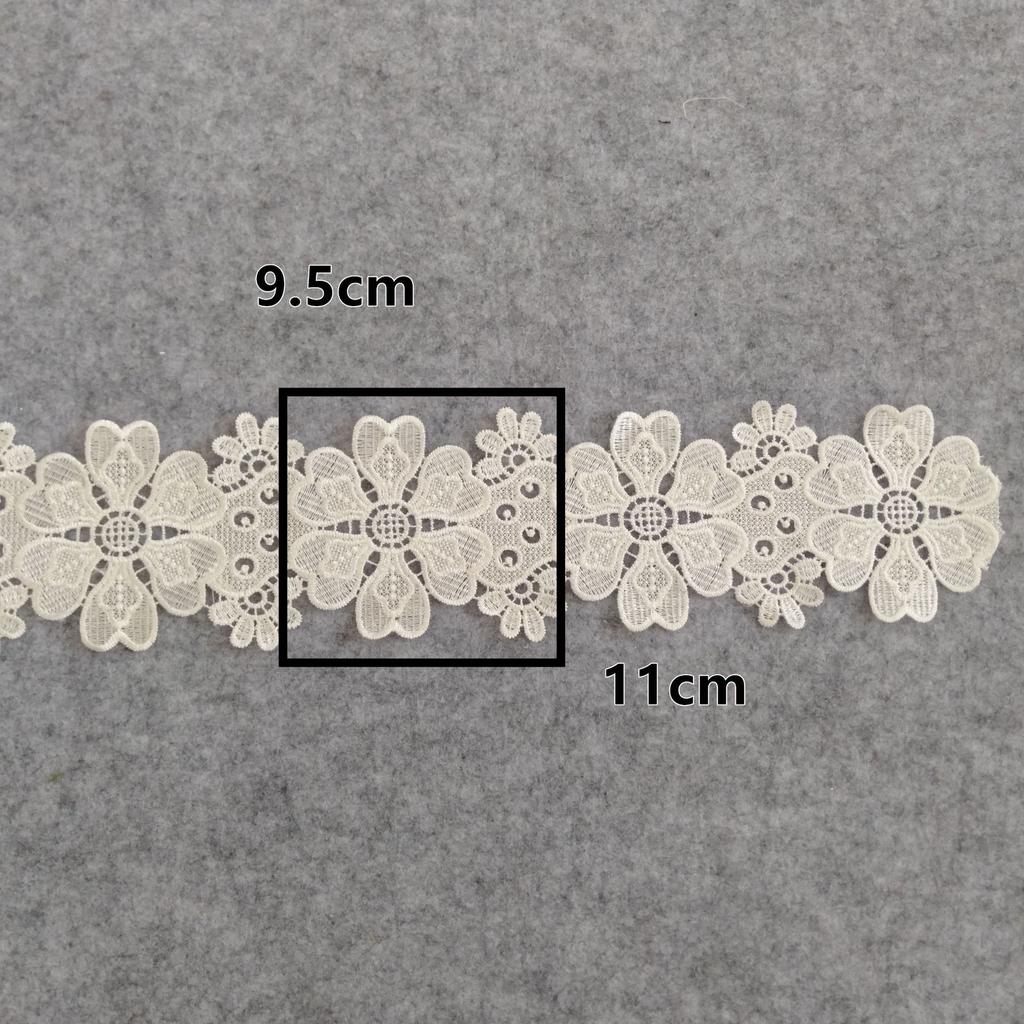 Diy Small Flower Lace Barcode Accessories Hollow Lace Clothes Decoration Fabric Water-Soluble Fringe Embroidery Accessories