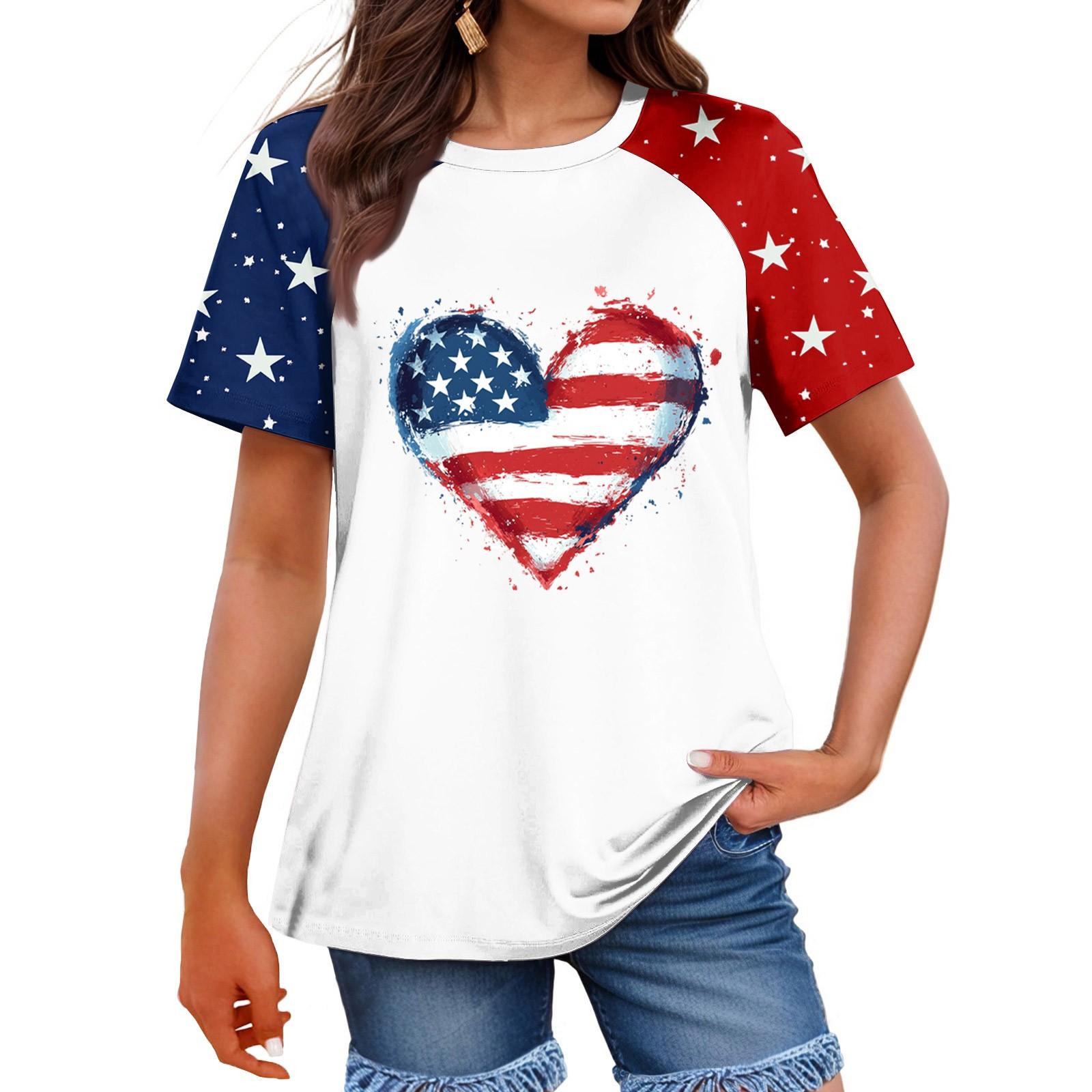 

Женская мода повседневная футболка с круглым вырезом и рукавом реглан с принтом, топ, футболка, топ XL белый