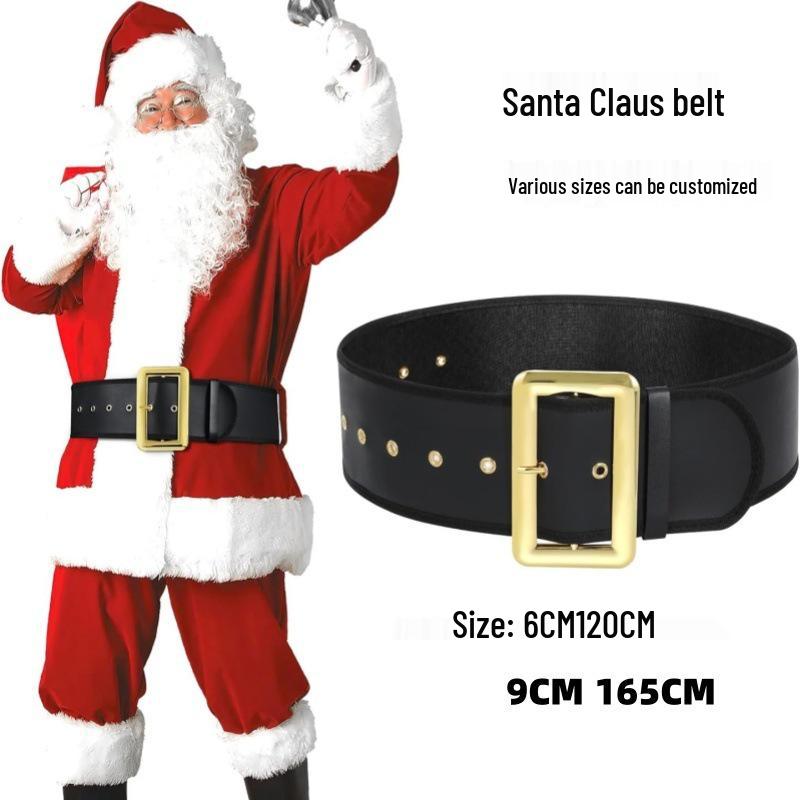 European and American Santa Claus Christmas Wide Waist Belt for Men