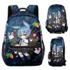 Cartoon Kpop Youthful School Bags Unisex Gacha Life Club Travel Bags 3D Print Oxford Waterproof Notebook Shoulder Backpacks