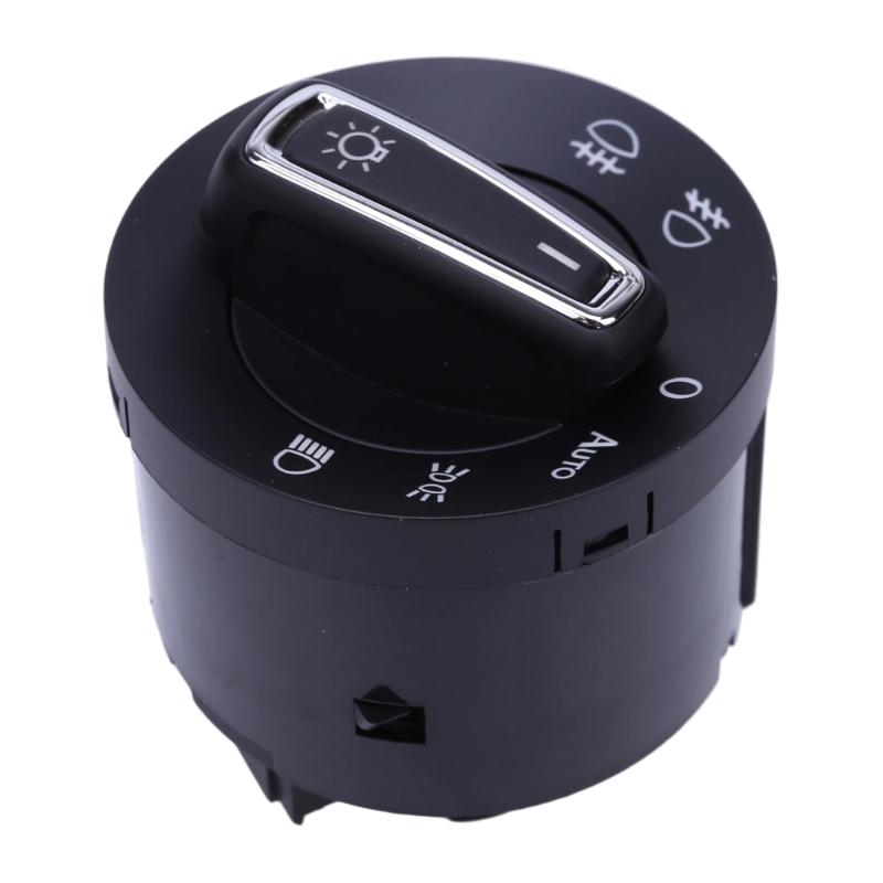 Headlamp Control Knob Repair Part 5G0941431AF for Dashboard Light Operation, ABS Housing Part for Selected Vehicle Models, Single Unit for Daily