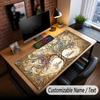 Tree of Life Theme Custom Mouse Pad Personalized With Name Text Customized Desk Mat For Office Home Decor