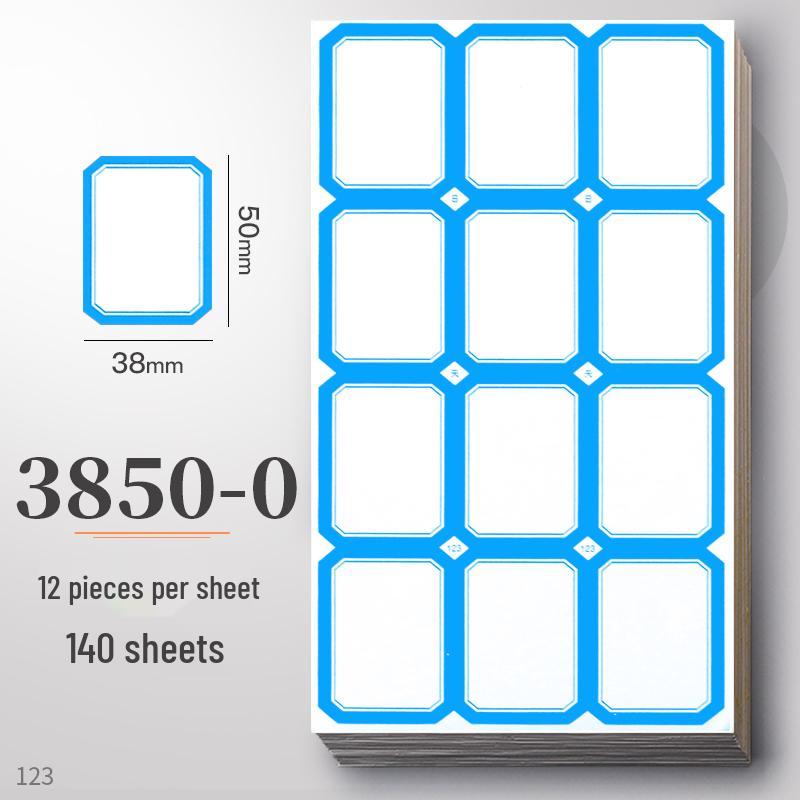 Waterproof Self-Adhesive Name Stickers for Books, Keys, and Notes