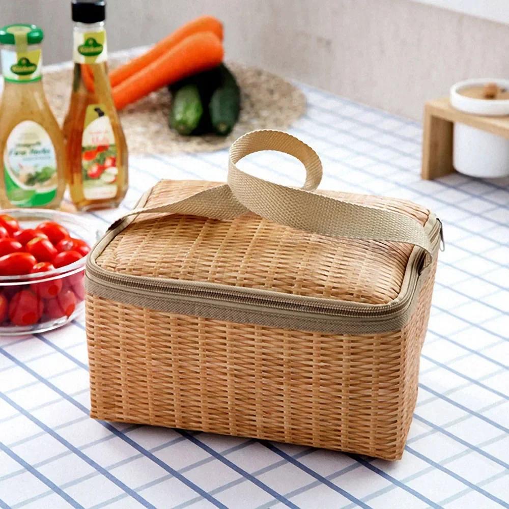 Thermal Insulated Bag Container Waterproof and Thermal InsulationTote Bento Lunch Box Pouch Lunch Bag Womens Small Lunch Bag