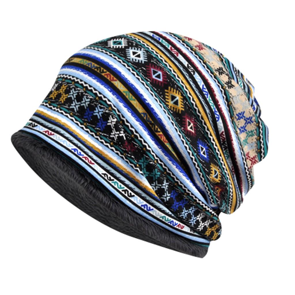 Women Boho  Hat Outdoor Windproof For Both Head And Neck Warmer Snow Hat