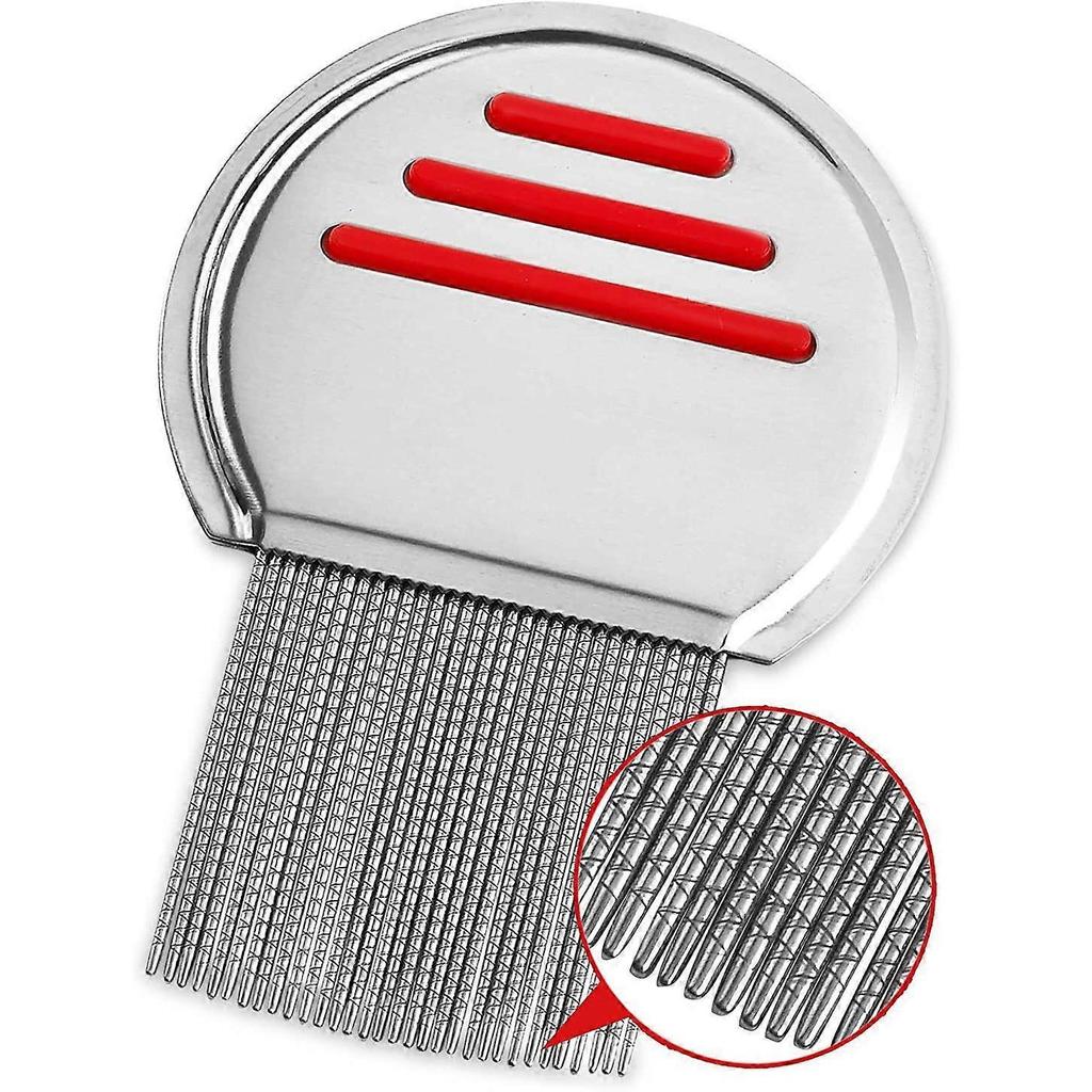 Lice Comb Stainless Steel Professional Lice Combs and Head Lice Treatment to Effectively Get Rid of Hair Lice and Nits, Best Results for Infection and