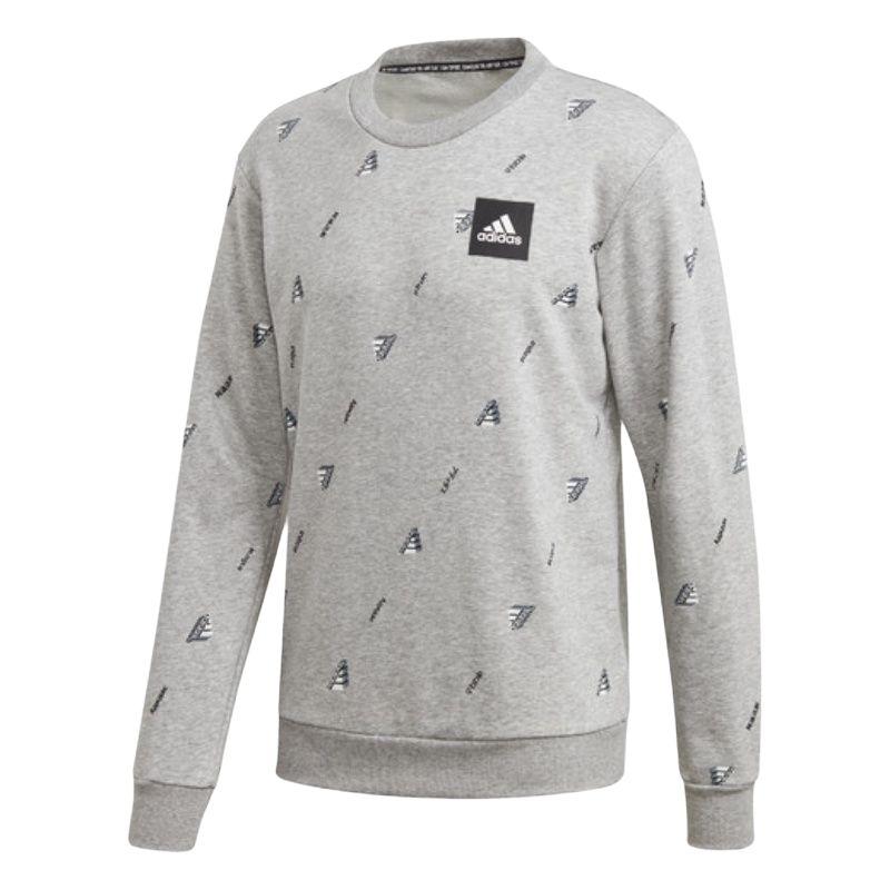 

Adidas Must Haves, удобный свитер с круглым вырезом и длинным рукавом, мужская толстовка, серый цвет FL4025 M