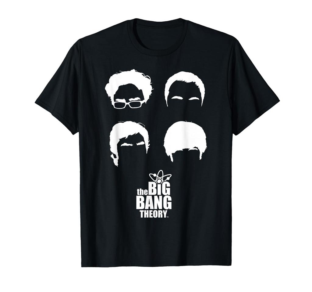 Big Bang Theory Logo Group Hairshot T-Shirt